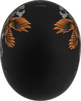 H16510945 Hh 65 Corvus Helmet Matte Black/Silver/Orange Md - HH-65