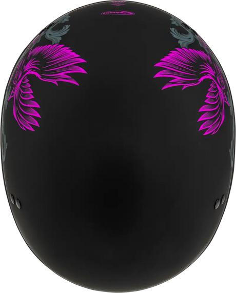 H16510964 Hh 65 Corvus Helmet Matte Black/Purple/Grey Xl - HH-65