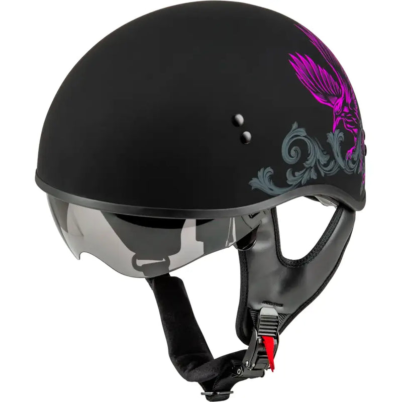 H16510965 Hh 65 Corvus Helmet Matte Black/Purple/Grey Xl - HH-65