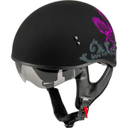 H16510966 Hh 65 Corvus Helmet Matte Black/Purple/Grey Xl - HH-65