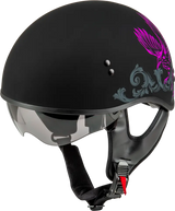 H16510966 Hh 65 Corvus Helmet Matte Black/Purple/Grey Xl - HH-65