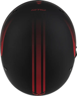 Black matte HH-65 Retribution helmet with red stripes for the H16511327 Hh 65 Retribution Helmet series