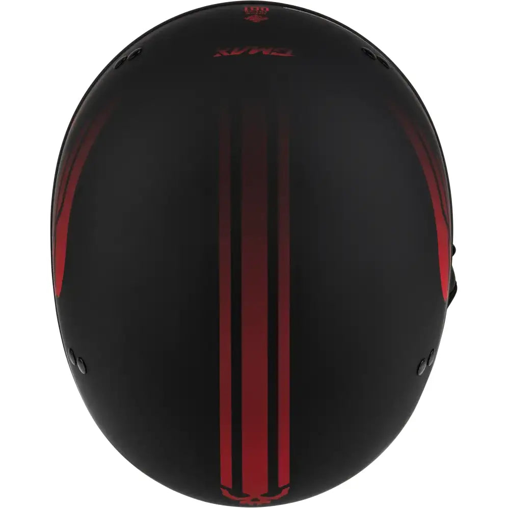 H16511328 Hh 65 Retribution Helmet Matte Black/Red 2x - HH-65