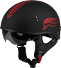 H16511328 Hh 65 Retribution Helmet Matte Black/Red 2x - HH-65