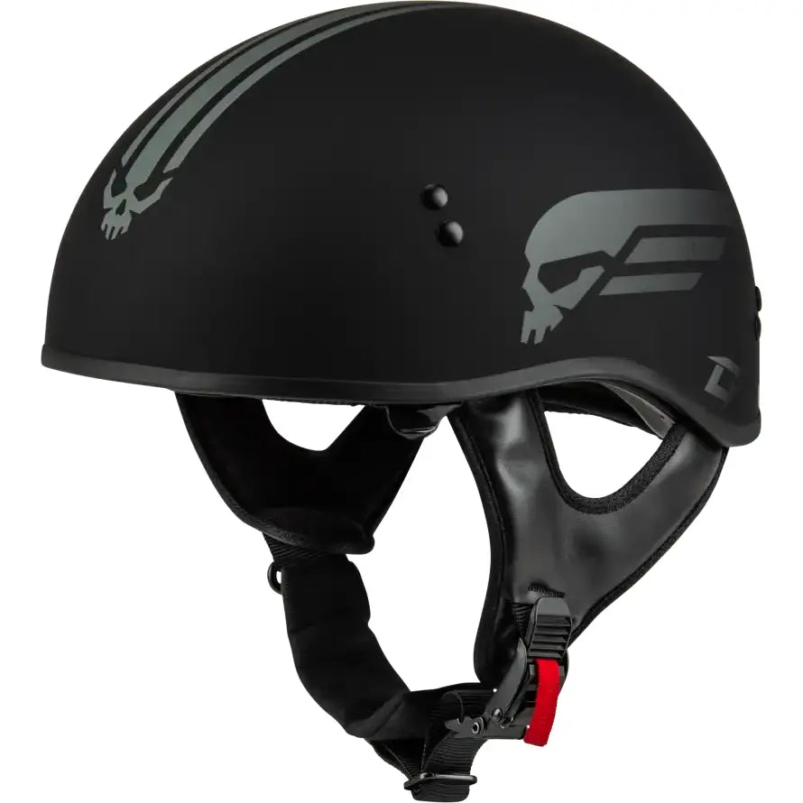 H16511814 Hh 65 Retribution Helmet Matte Black/Silver Sm - HH-65
