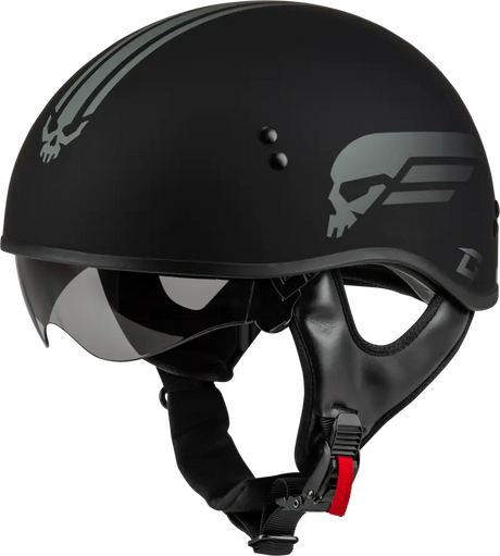 H16511814 Hh 65 Retribution Helmet Matte Black/Silver Sm - HH-65