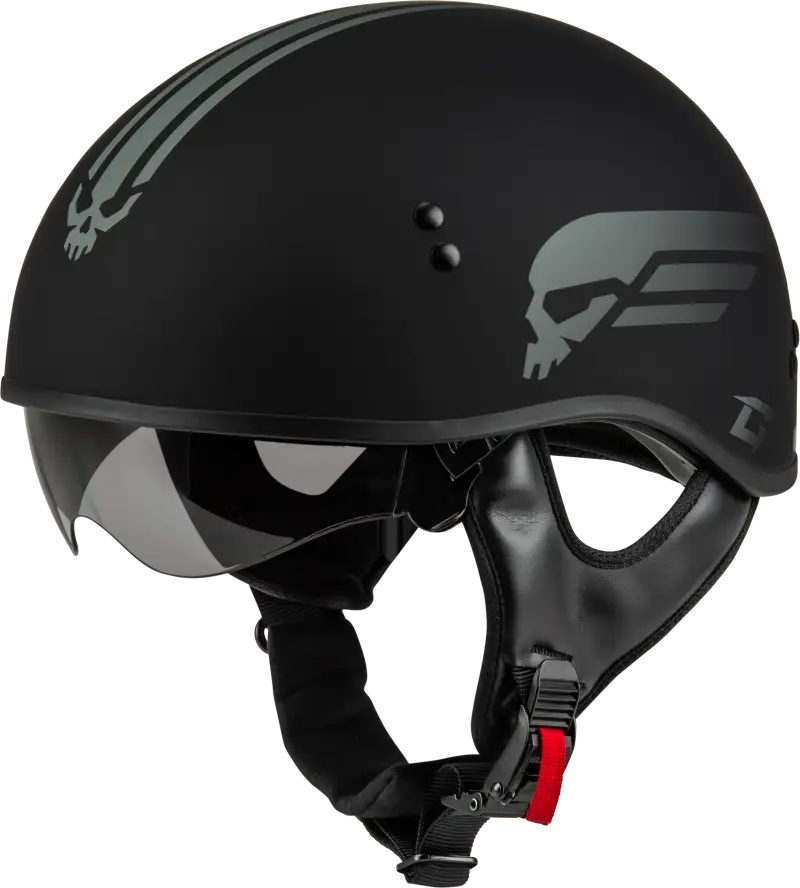 H16511815 Hh 65 Retribution Helmet Matte Black/Silver Md - HH-65