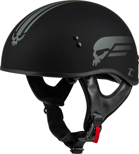 H16511816 Hh 65 Retribution Helmet Matte Black/Silver Lg - HH-65