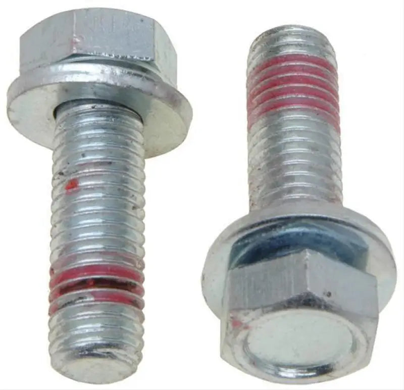 Silver-colored bolts with red markings for H17010 Raybestos Caliper Anchor Plate