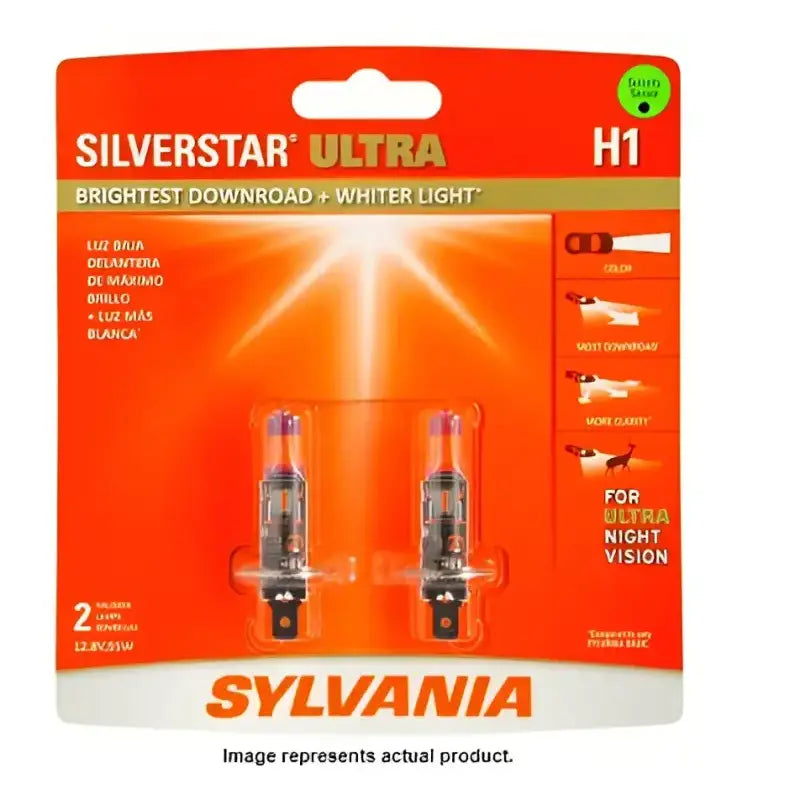 H1SU BP2 EN-SP Sylvania Silverstar Ultra H1 headlight bulbs lighting solution