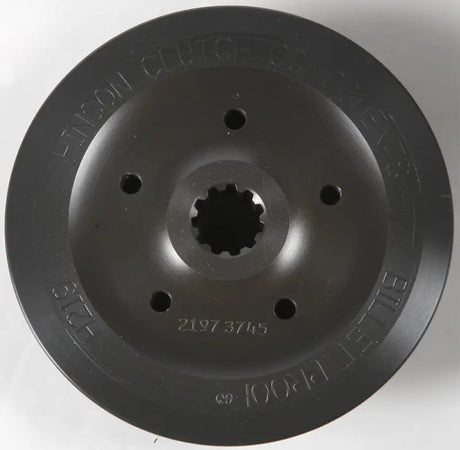 Dark gray metal clutch plate for H219 Billet Hub KAW with splined center and mounting holes