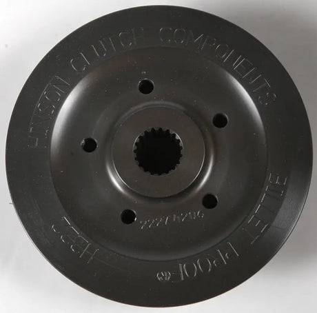 Dark gray H222 Billet Hub Hon clutch part with splined center hole for factory teams