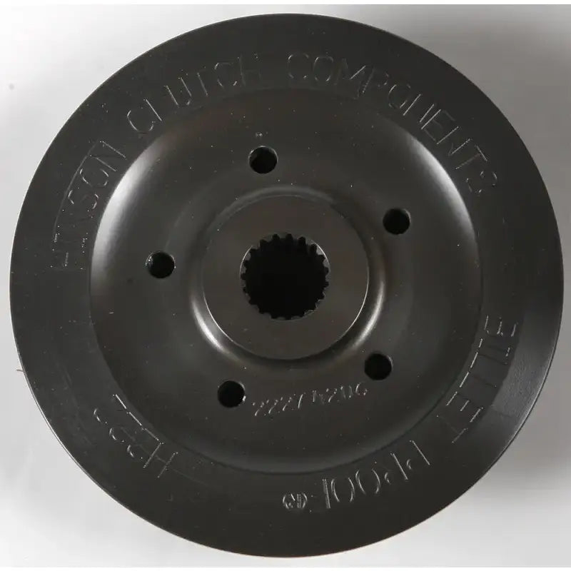Dark gray H222 Billet Hub Hon clutch part with splined center hole for factory teams