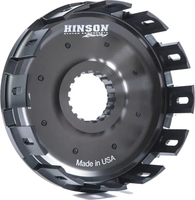Black motorcycle clutch basket for H363 Billetproof Clutch Basket upgrade