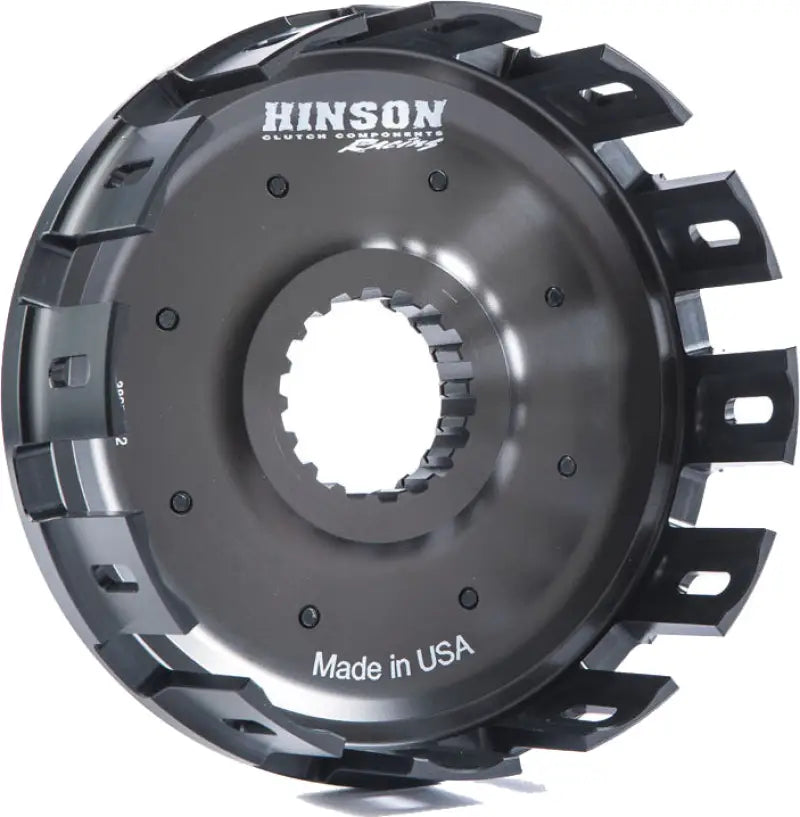Black motorcycle clutch basket for H363 Billetproof Clutch Basket upgrade