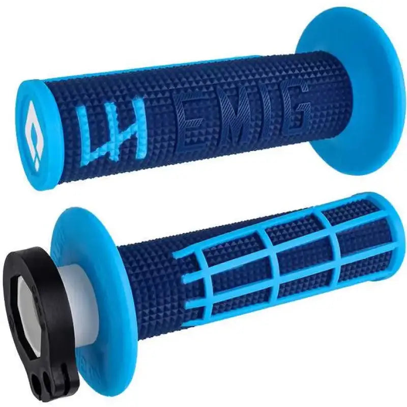 ODI H36E2DU Emig 2.0 V2 Lock On Grip Navy/Cyan