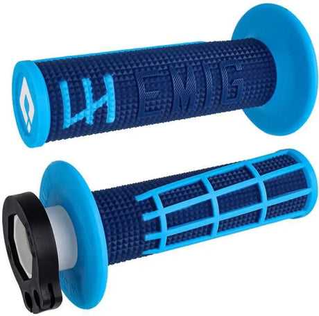 ODI H36E2DU Emig 2.0 V2 Lock On Grip Navy/Cyan