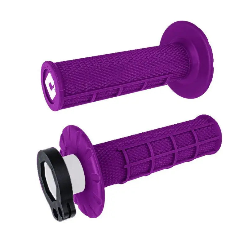 H36HWPR Odi Mx V2 Lock-On Half Waffle Grips Purple - RV and Auto Parts