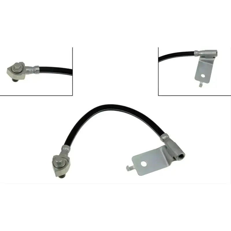 Black brake hose with metal fittings for H380043 Dorman Brake Hose replacement