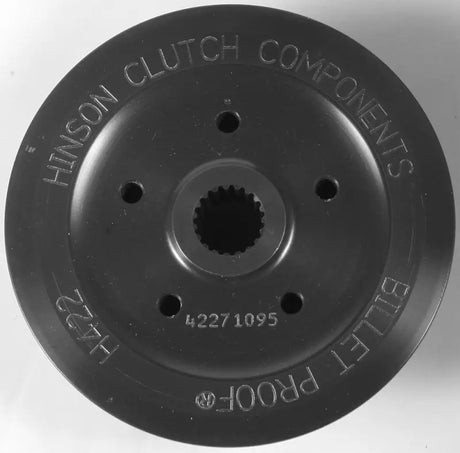Dark gray metal H422 Billet Hub Hon clutch component with central spline for motorcycle clutch
