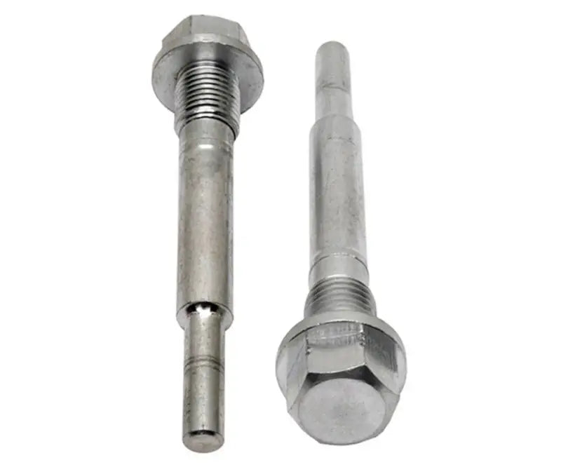 Two silver metal bolts for H5076 Raybestos Brake Hardware, durable and reliable