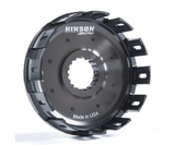 Black Hinson Racing clutch basket H597-B-2101 made in USA billet T-6 aircraft alloy