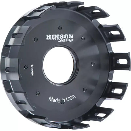 Black anodized aluminum clutch basket H597-B-2101 Hinson billet T-6 aircraft gear teeth