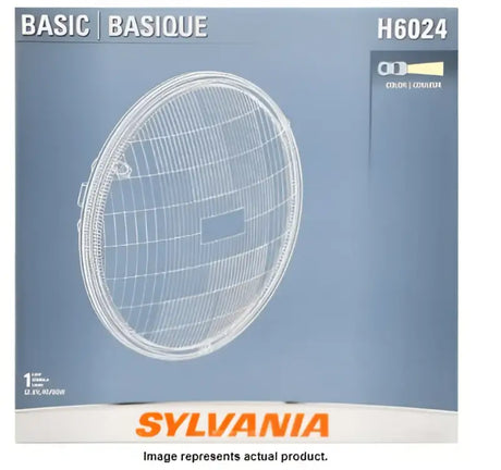 Sylvania H6024.BX headlight packaging, designed for automotive, RV, truck accessories, and off-road use, ensuring reliable illumination and safety, comes in multi-language packaging; ideal for professional stocking, RV Lighting, Audio & Electronics, AVADA - Best Sellers
