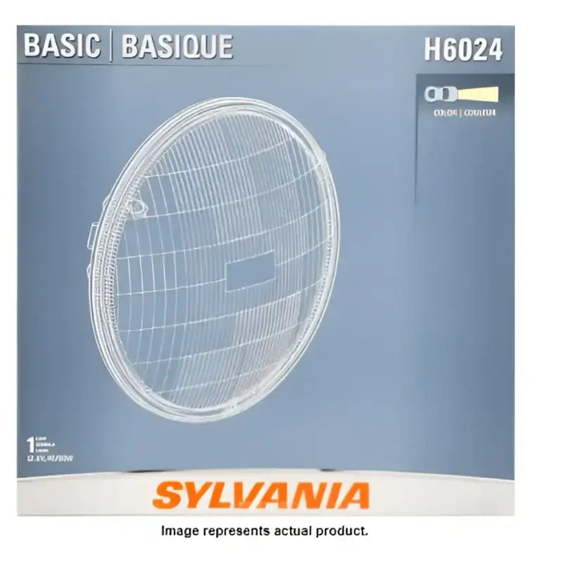 Sylvania H6024.BX headlight packaging, designed for automotive, RV, truck accessories, and off-road use, ensuring reliable illumination and safety, comes in multi-language packaging; ideal for professional stocking, RV Lighting, Audio & Electronics, AVADA - Best Sellers