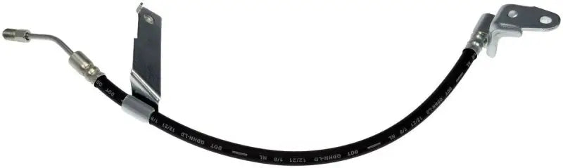 Black rubber brake hose with metal fittings for H620117 Dorman Brake Hose replacement