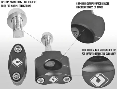 H71BMB 1 1/8’’ Odi Oversized Bar Mount