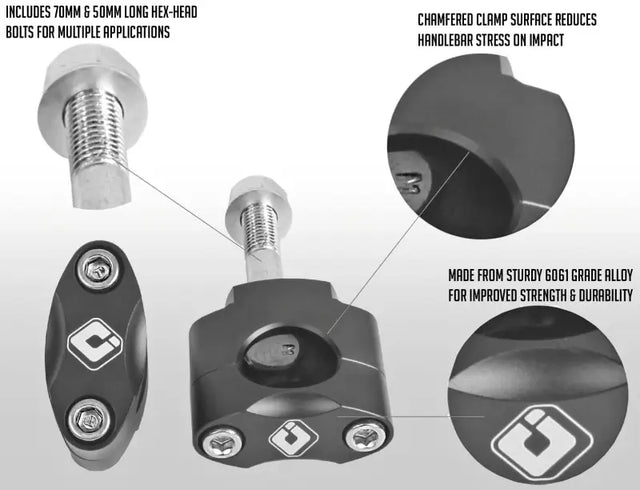 H71BMB 1 1/8’’ Odi Oversized Bar Mount