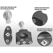 H71BMB 1 1/8’’ Odi Oversized Bar Mount