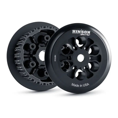 Black motorcycle clutch components for H789-IP-1901 Hinson pressure plate kit on Honda CRF450