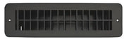 H841 Rv Designer Blk Plast Vent Reg Damp 2.25’X10’ - Heating/ Cooling Register