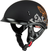 H96510948 Hh 65 Corvus Helmet W/Peak Matte Black/Silver/Orange 2x - HH-65