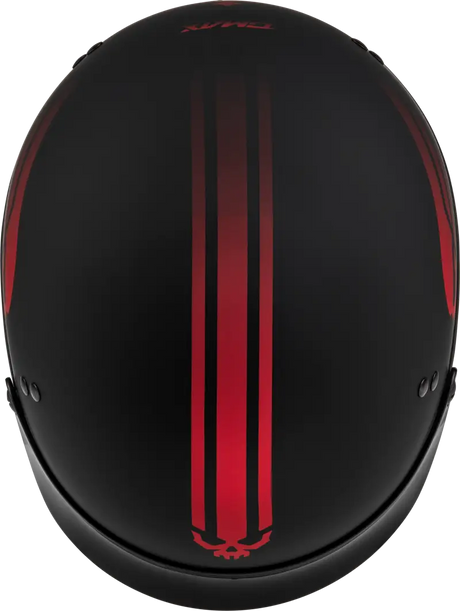 H96511324 Hh 65 Retribution Helmet W/Peak Matte Black/Red Sm - HH-65
