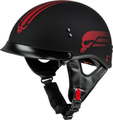 H96511325 Hh 65 Retribution Helmet W/Peak Matte Black/Red Md - HH-65