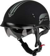H96511814 Hh 65 Retribution Helmet W/Peak Matte Black/Silver Sm - HH-65