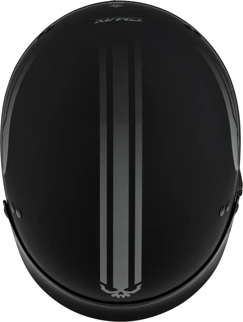 H96511817 Hh 65 Retribution Helmet W/Peak Matte Black/Silver Xl - HH-65