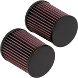 Two cylindrical air filters for HA-1004R Air Filter model, high-quality air filter