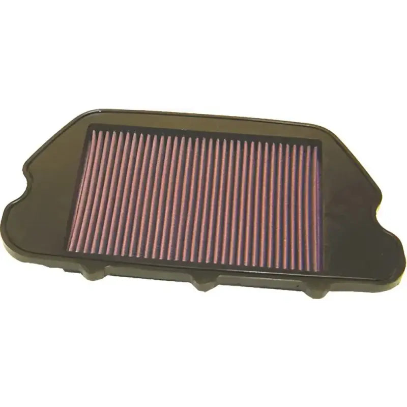 Rectangular HA-1197 Air Filter with pleated red media for clean air filtration