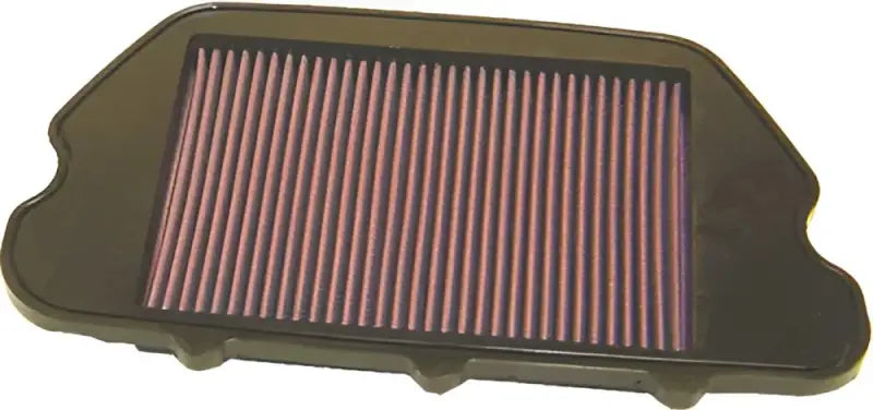 Rectangular HA-1197 Air Filter with pleated red media for clean air filtration