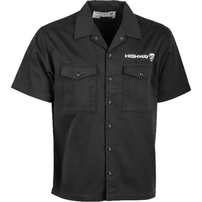Halliwell Work Shirt Black Lg