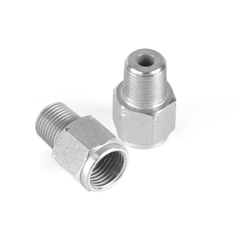 Haltech HT-010921 Haltech M10 x 1.0 to 1/8 BSPT Adaptor - Stainless Steel