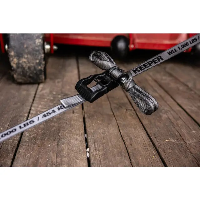 Hampton Prod Sewn-In Soft Tie Loop Tie Down Strap 43571 - 1.25 X16 Kwikfeed Ratchet