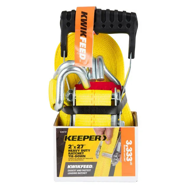 Hampton Prod Can Still Be Loaded Conventionally Tie Down Strap 43572 - X27 Kwikfeed Ratchet