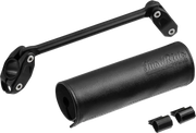 Handlebar Bar Pad Set 165mm Black Pad W/185mm Brace - ZETA