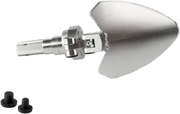 Handlebar End Folding Mirror Left Silver - PUIG