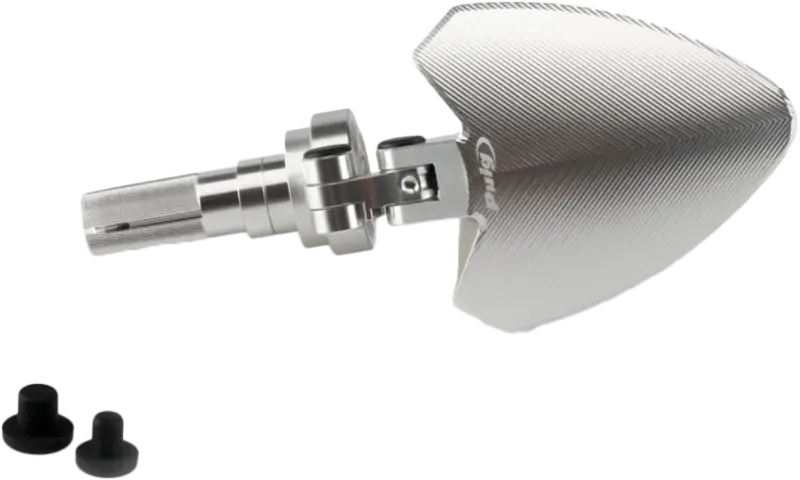 Handlebar End Folding Mirror Right Silver - PUIG